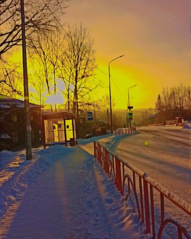 Katos в LOOKY. . ❄️Зимнее утро☀️