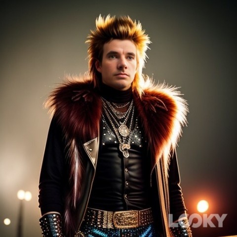 Валерий в LOOKY. #Глэм-рок_звезда,#Хэллоуин_вампир,#Джоэл,#LOOKY_нейронка. #Глэм-рок_звезда #Хэ...