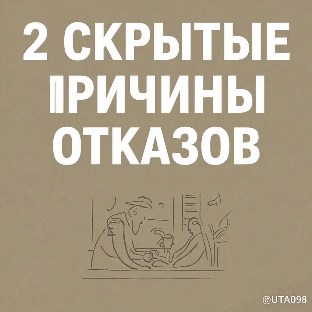 2 скрытых причины по которым  банки отказывают.
.
Они  на первый взгляд незаметные, но очень коварные🤔
.
1️⃣ Частенько люди сами подают заявки в банк и получают отказ. 
.
Хорошо если только в один, хуже когда по всем ТОПовым банкам пробегут и везде их "бортанут".
Потом звонят: "Караул! 🤯 Спосите, помогите! 🆘️ У меня идеалиная кредитная история"
.
❗️ Важно понимать, что каждый отказ  понижает 📉 кредитный рейтинг. 
.
2️⃣ причина, а  из нее вытекает первая.
.
Сразу пример: У моего клиента на работе бухгалтер перевела всем зарплату в другой банк. Но при этом не предупредила, что бы люди закрыли счета в первом, т.к. за обслуживание этих счетов начислялась смешная комиссия.
.
В результате. Клиент свято веря, что он "чистый" получил отказ. Начал разбираться. Выяснилось, что больше года у него долг в том банке 25руб. (комис.за обслуживание з/п счета), банк его передал коллекторам. А коллекторам естественно пофиг на эти 25р. и они закинули это дело. 
.
Благо, что он когда выяснил эту проблему, обратился ко мне и мы нашли путь как получить ипотеку и купили таки ему квартиру
.
Итог:  Каждый должен заниматься своим делом. 
Именно ипотечный брокер на самом первом этапе увидит все аказии и сразу предложит пути решения! 
Цена вопроса копеешная, а результат целая квартира или дом.
.
А вы стали бы экономить на брокере, рискуя получить отказы?🤔
Обсудим в коментах👇
.
#ипотека
#новостройкиновосибирск