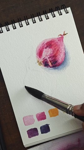Расияна в LOOKY. #Расияна,#Конаково. АКВАРЕЛЬНАЯ РАБОТА🧅...
