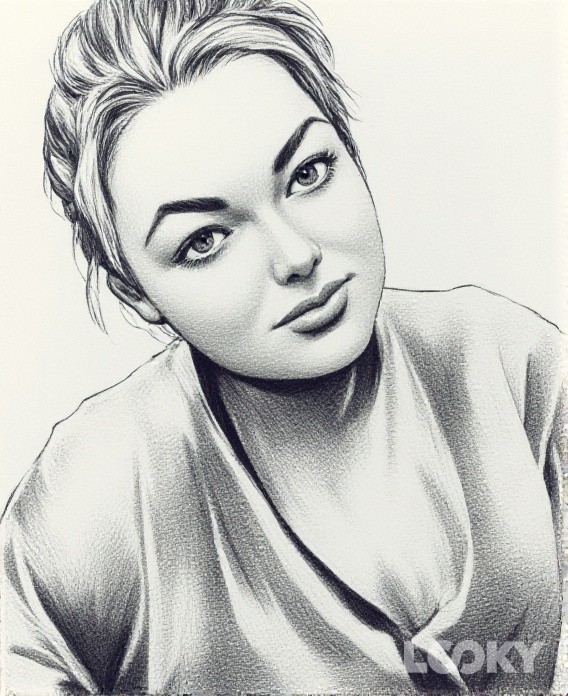 Оленька в LOOKY — #Графика #LOOKY_нейронка