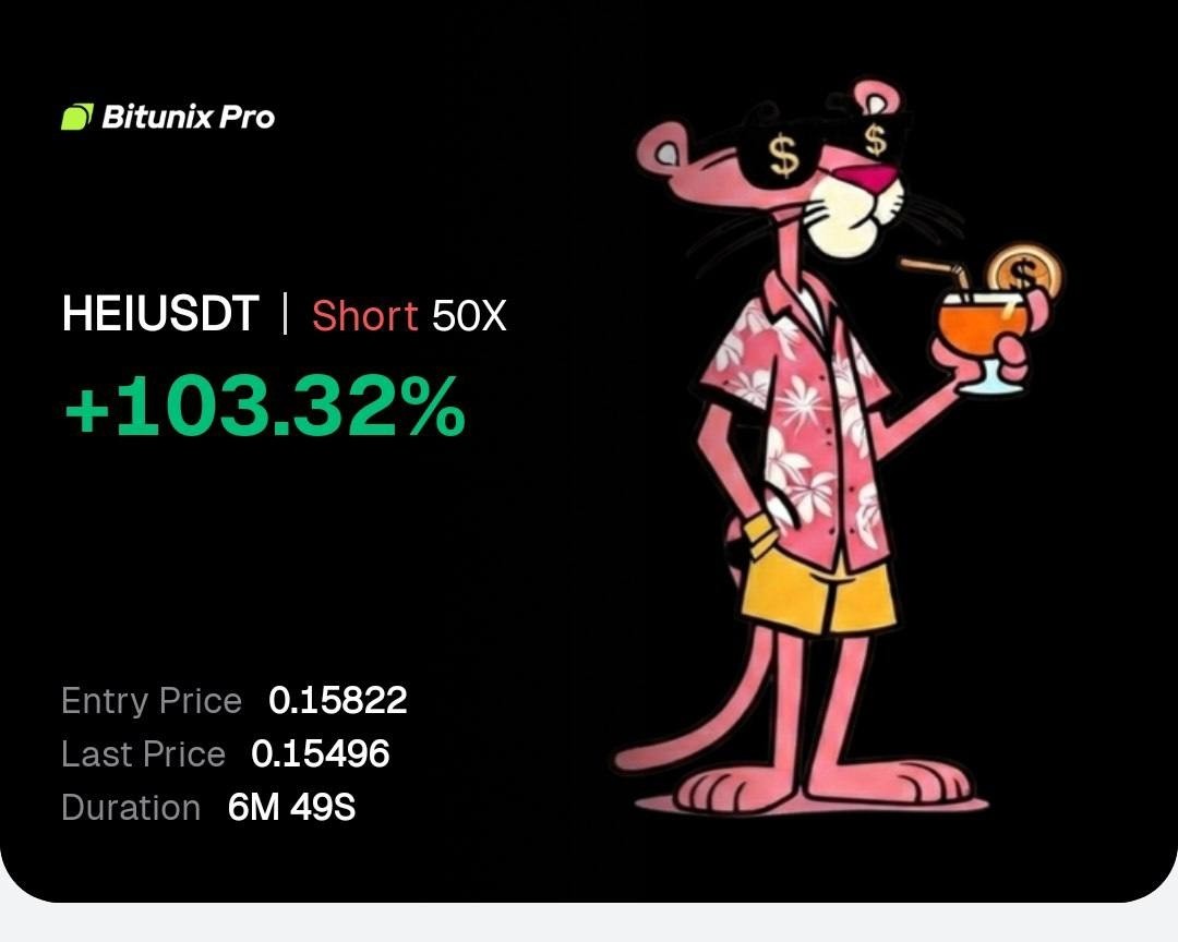 FREE TRADE RESULT

💵$HEI/USDT Take-Profit Target 1👍 Achieved ALHAMDULILAHwith the Profit of +103.32%CLOSE 75% NOW📈
Period:  6 Minutes