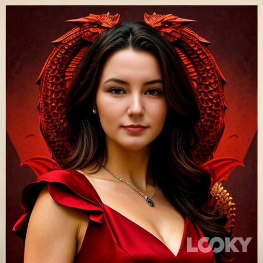 Dina in LOOKY. #Красный_дракон,#LOOKY_нейронка. #Красный_дракон #LOO...