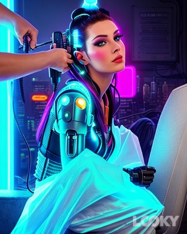RabbitGirl в LOOKY. #Neon,#LOOKY_нейронка. #Neon #LOOKY_нейронк...