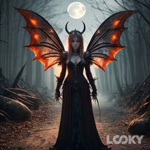 Крякощябрик в LOOKY. #Хэллоуин_демоница,#LOOKY_нейронка. #Хэллоуин_демоница #...