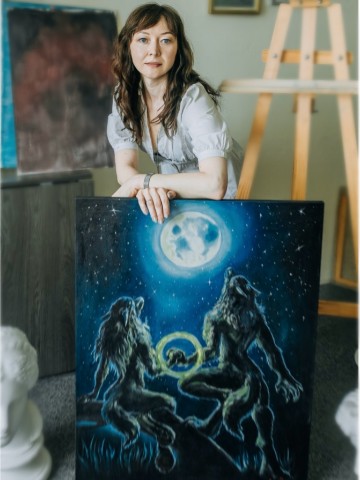 moremiron_art в LOOKY. #мистика,#живопись,#анималистическийжанр,#масло. Кто что празднует се...