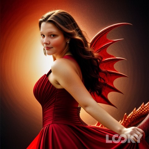 Looky_1697889588240 в LOOKY. #Красный_дракон,#LOOKY_нейронка. #Красный_дракон #LOO...