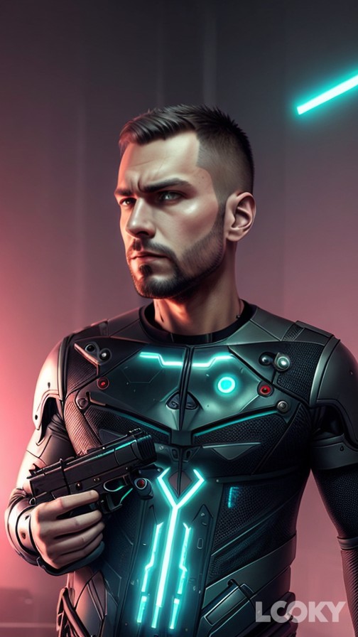 Wowcheck_Engine в LOOKY — Каратель в стиле Cyberpunk