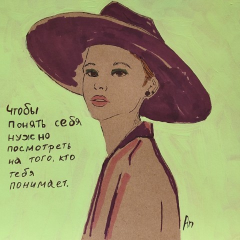 Мастерская художницы An в LOOKY. #рисунок,#скетч,#акрил,#маркеры,#крафт. #рисунок #скетч [#ар...