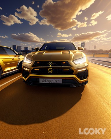 Макар в LOOKY. #Lamborghini,#urus,#Золото,#Футуризм,#LOOKY_нейронка. #Lamborghini #urus #...