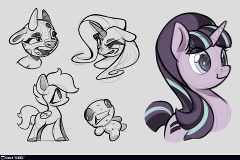 d76e00 в LOOKY. #Art,#Sketch,#Digital,#d76e00,#mlp,#StarlightGlimmer,#Scootaloo,#Rarity,#Isaac. Sketch "E00005"ᅠ

#A...