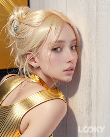 Aigul-K-Pop в LOOKY. #Золото,#LOOKY_нейронка. #Золото #LOOKY_нейро...