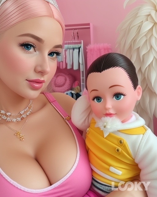 barbie в LOOKY — #Барби #LOOKY_нейронка