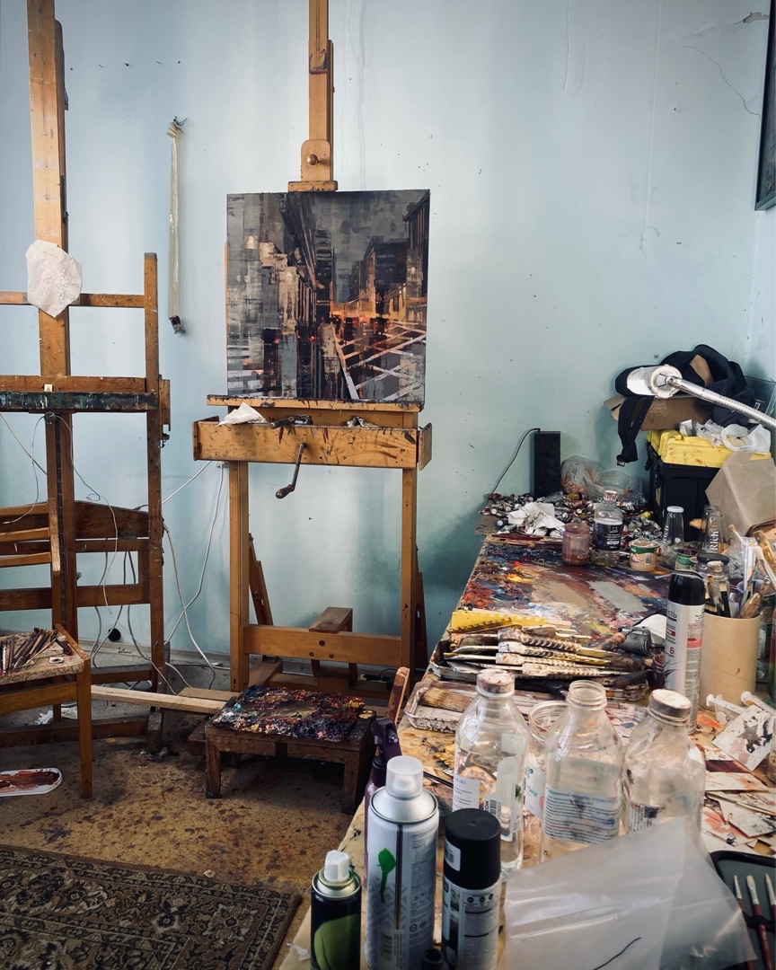 kondor.art в LOOKY — За работой) #живопись #дизайн #интерьер #картинамаслом #карт