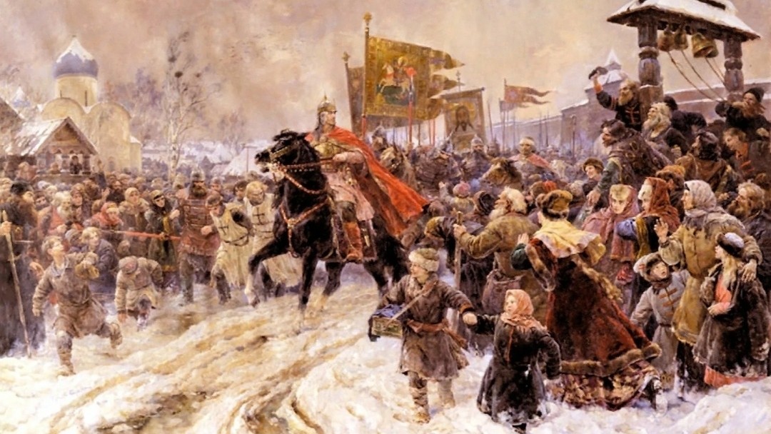 5 апреля отмечается День русской нации❤️🇷🇺.

Возможно, что эта дата приурочена к великой битве на Чудском озере 1242 года, вошедшая в русскую историю как Ледовое побоище. 

Новгородский князь Александр разгромил ливонских рыцарей. Ливонцам не помог их стиль построения атакующих частей, известный как "свинья". Русский князь, выдержав первый и самый жёсткий натиск, сберёг передовые части для решающего удара, что обеспечило победу русскому воинству. Когда состоялось это сражение Александру Невскому было всего 20 лет! 

Много живописных полотен посвящено как этой битве, так и самому Александру Невскому. 

Сегодня хочется выделить два из них, которые написаны Владимиром Серовым. 

❇️"Ледовое побоище" (1942г.) - художник работал над этим полотном в блокадном Ленинграде. 

❇️"Въезд Александра Невского во Псков после ледового побоища" (1945г.) (Русский музей, Санкт-Петербург) - символическое окончание картины 1942г. "Ледовое побоище". Русские войска, как и 700 лет назад, вновь одержали Победу!

#петербург
#александрневский
#серов
#русскоеискусство
#русскиймузей
#история
#Победа