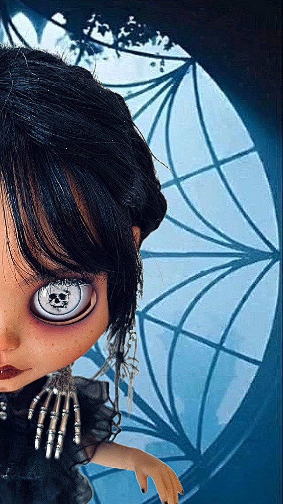 💀[#blythe](blythe) [#blythedoll](blythedoll) [#blythecustom](blythecustom) [#ooakblythe](ooakblythe) #Wednesday