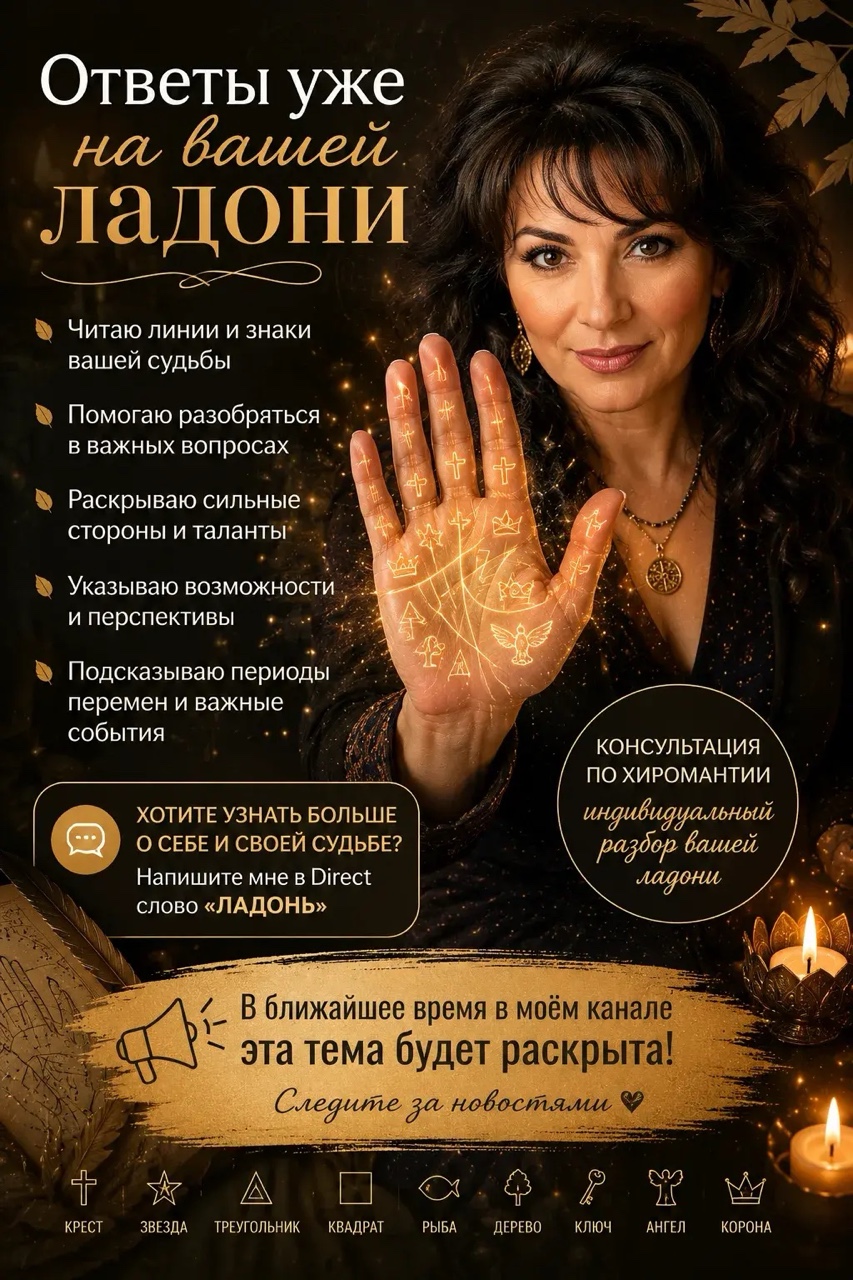 aleeva.marina в LOOKY — ✋ А что, если ответы уже давно находятся... на вашей ладони?
