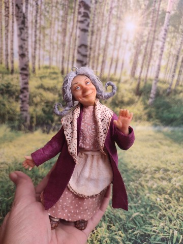 Елена Попова в LOOKY. . Ватная игрушка Баба ...