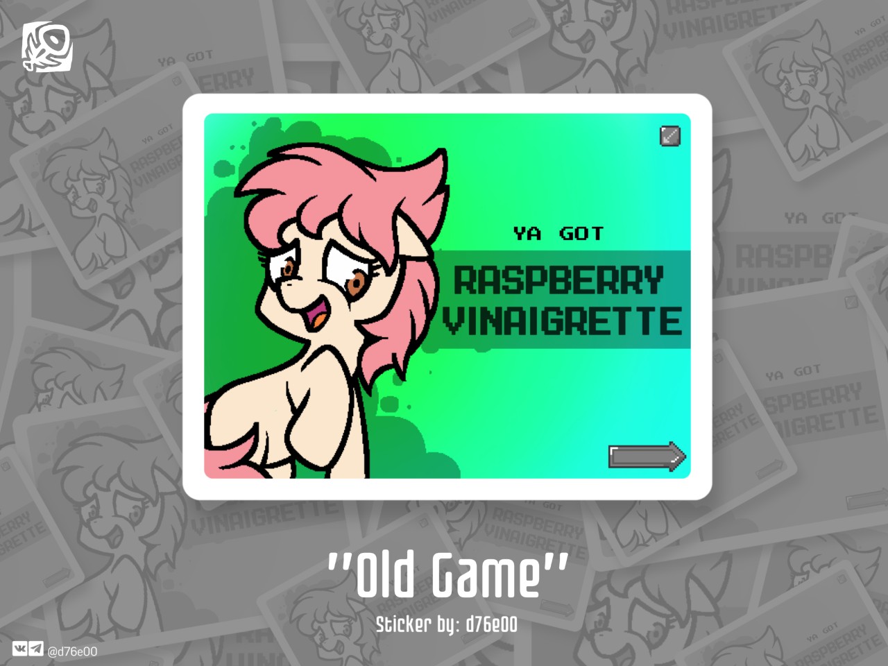 Sticker "Old Game"

#Art #Digital #d76e00 #Mlp #Sticker #pony #RaspberryVinaigrette #BannedFromEquestria