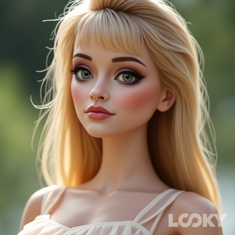 aovavilina в LOOKY. #Барби,#кукла,#красота,#looky_контент. Живая Барби! 💖 #Бар...