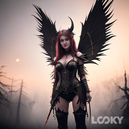 iolantamalina в LOOKY — #Хэллоуин_демоница #LOOKY_нейронка