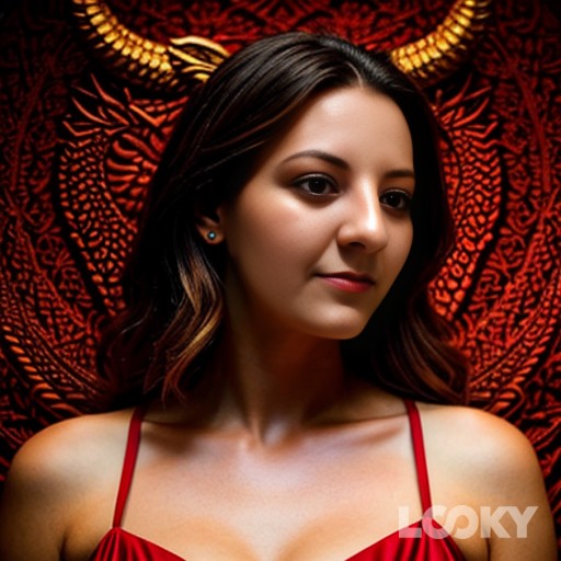 Holly Mo in LOOKY. #Красный_дракон,#LOOKY_нейронка. #Красный_дракон #LOO...