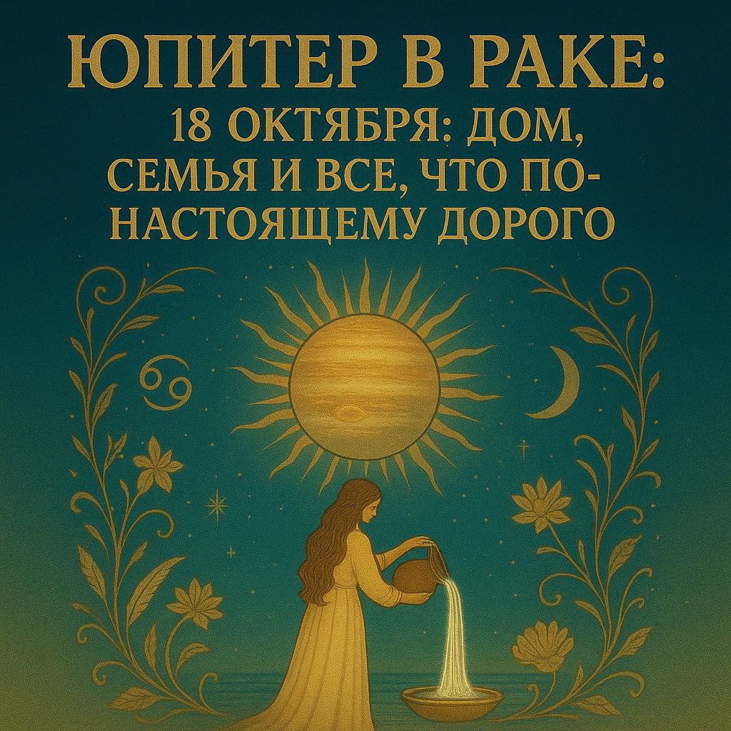 Nadi в LOOKY — 🌕 Юпитер в Раке: 18 октября – 5 декабря 2025

С 18 октября 