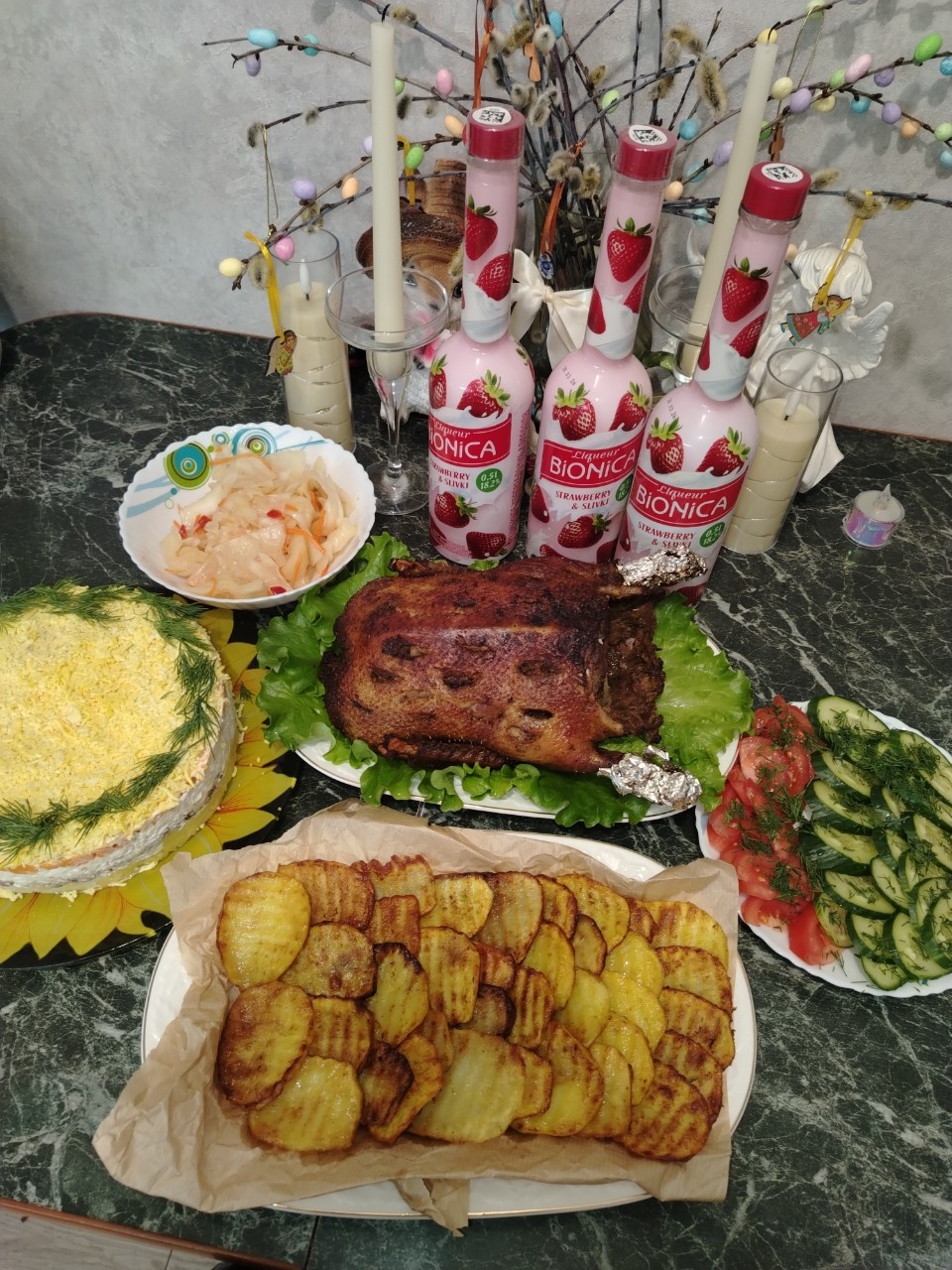 #утка#салатмимоза