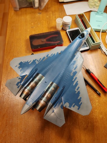 lavrushkinaleksandr в LOOKY. . Су-57 Su_-57 1/48 zv...