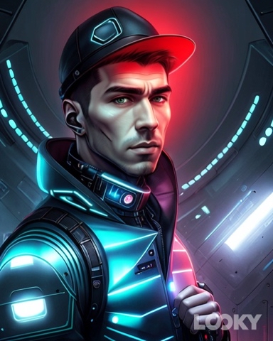 Dmitriy Ry в LOOKY. #Футуризм,#Неон,#Видеоигра,#LOOKY_нейронка. #Футуризм #Неон #Вид...