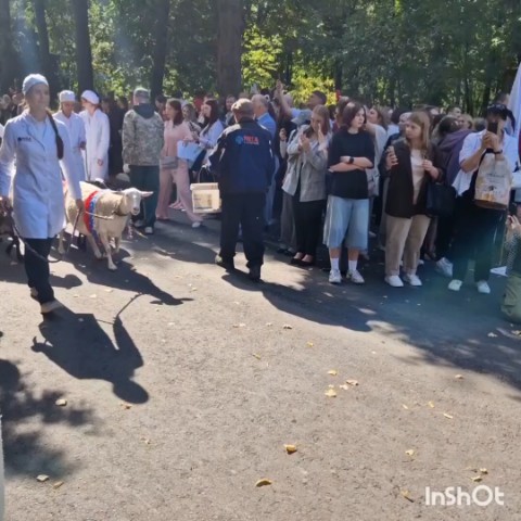 RinaVesna в LOOKY — 1 СЕНТЯБРЯ В ВЕТЕРИНАРНОЙ АКАДЕМИИ ИМЕНИ СКРЯБИНА. МИЛОТА ❤️