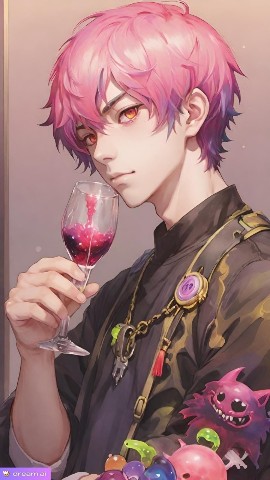 Rabbits_Men в LOOKY. #LOOKY_нейронка. ♦️🌸🍷🍇🍄[#animeboy...
