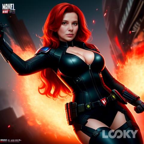 Looky_172463291978349 в LOOKY. #Черная_Вдова,#Ведьма,#Чудо,#LOOKY_нейронка. #Черная_Вдова #Ведьм...