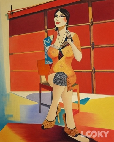 RabbitGirl в LOOKY. #Malevich,#LOOKY_нейронка. #Malevich #LOOKY_ней...