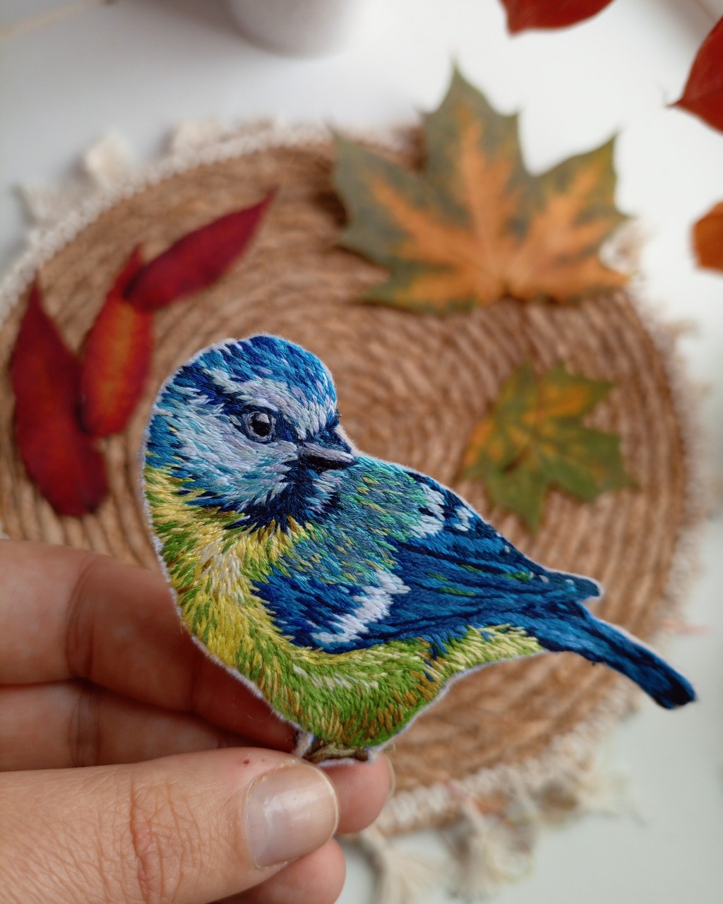 Начало моего пути в вышивке гладью 🪡

Синичка 🐦

#вышивкагладью