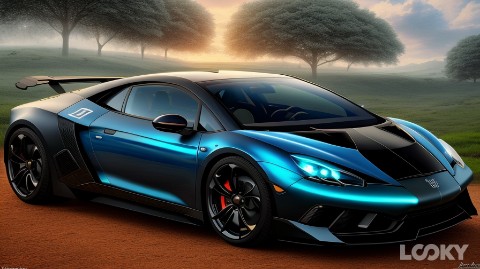 Владимир в LOOKY. #Фэнтези,#Киберпанк,#Неон,#LOOKY_нейронка#Lamborghini_Sesto_Elemento. #Фэнтези #Киберпанк ...