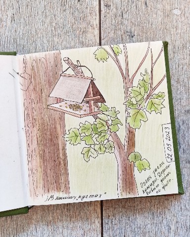 vikitasha89 в LOOKY. #inkberry,#ярисую,#vikitashaучитсярисовать,#sketchbook,#скетчбук,#учусьрисовать,#ташарисоваша,#цветныекарандаши. На днях видели белоч...
