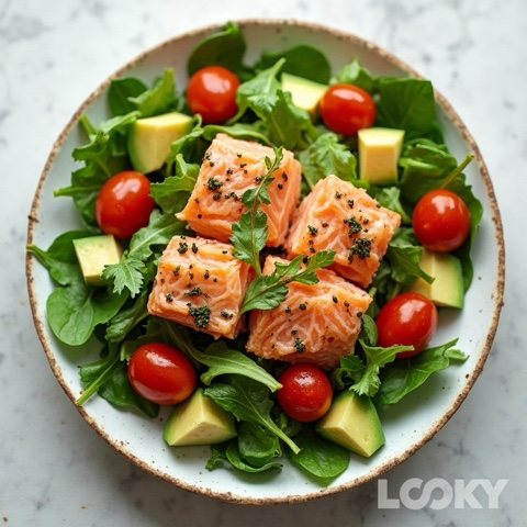 Neuro_food в LOOKY. #Свой_аватар,#LOOKY_нейронка. . 
🥗 Салат с авокад...