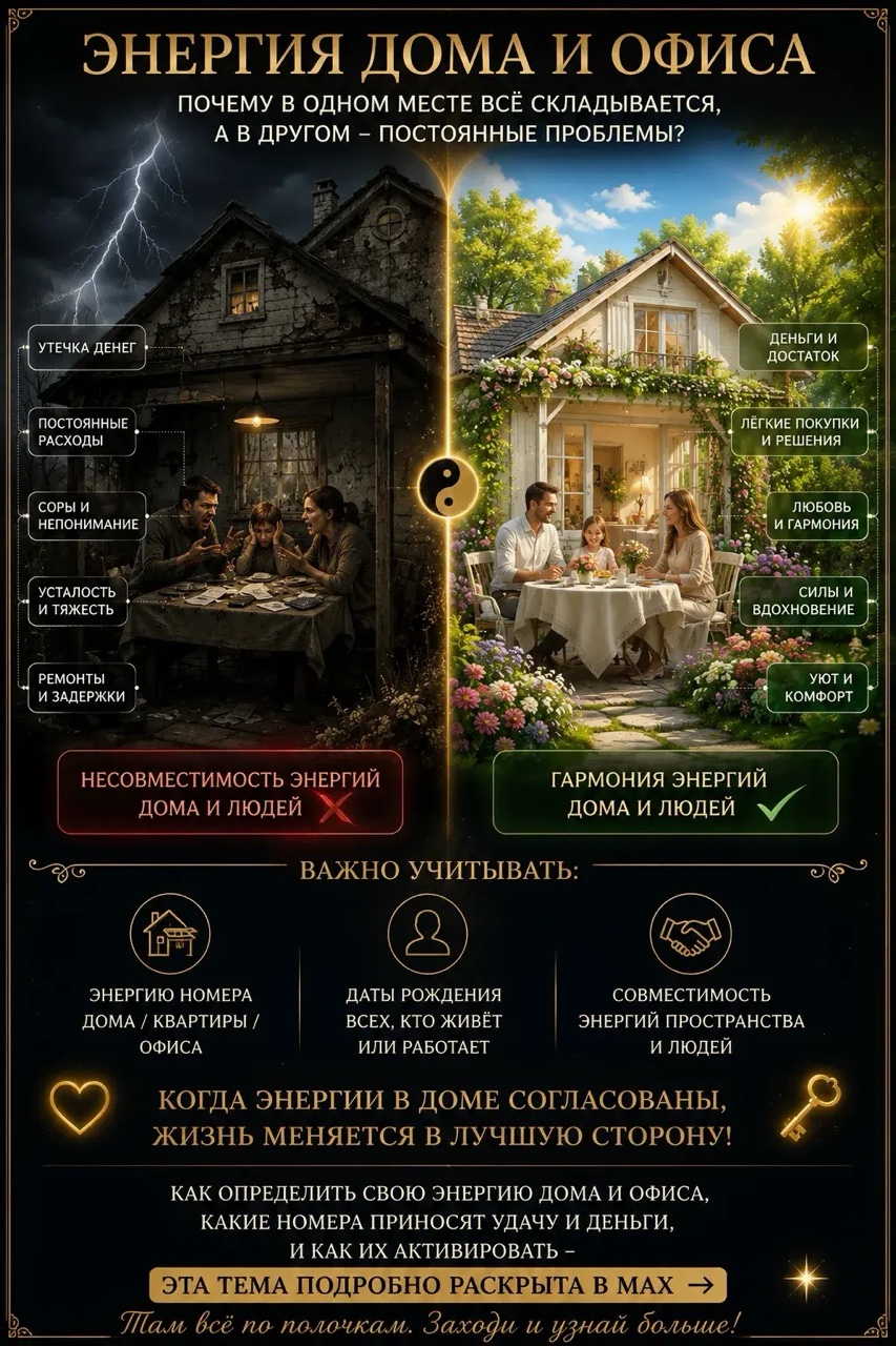 aleeva.marina в LOOKY — 🏡 А вы знали, что у дома и офиса тоже есть своя энергия?

И