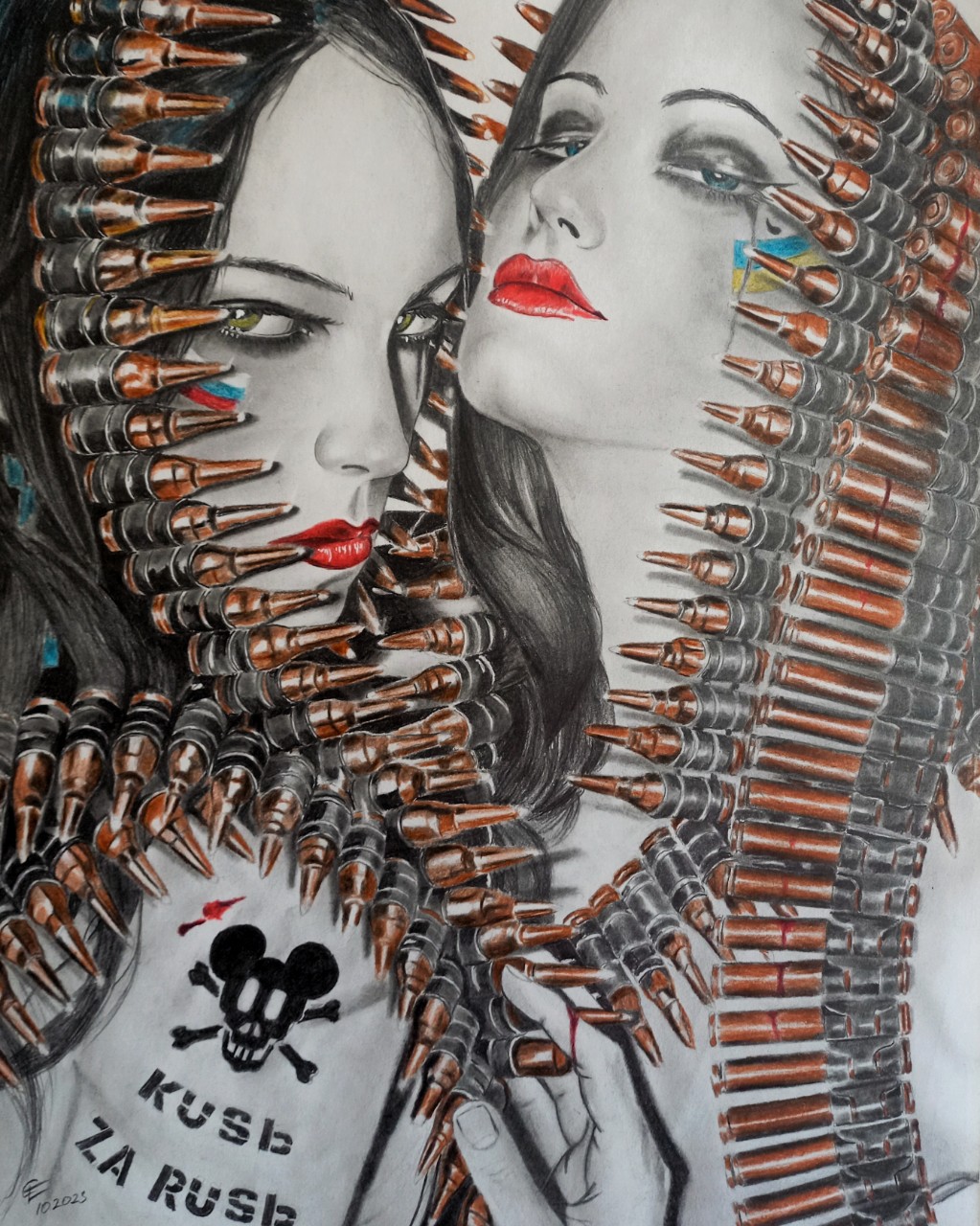sitnikov_tattoo в LOOKY — Моя работа. Простой и цветные карандаши. Формат А3