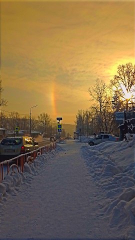 Katos в LOOKY. . 🌈Радуга зимним днем...
