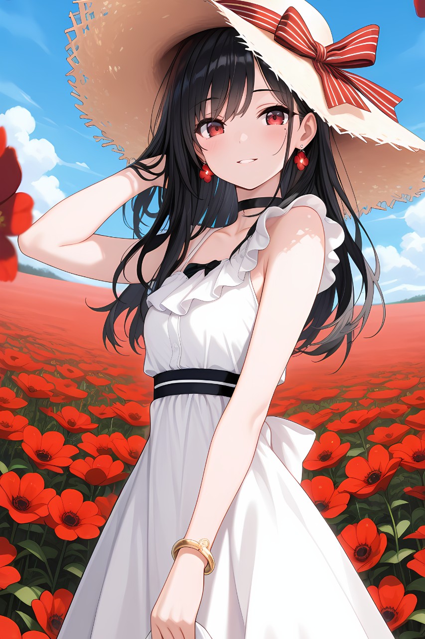 Лисенок в LOOKY — #anime #art #girl #poppyfield #nature