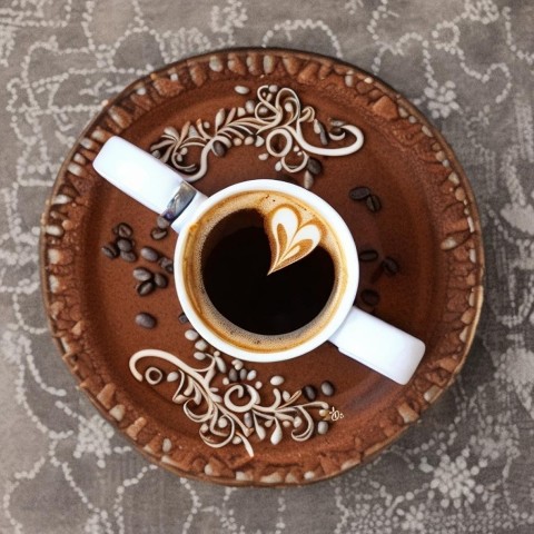 Looky_1686376279175 в LOOKY. . Coffee Art midjorney...