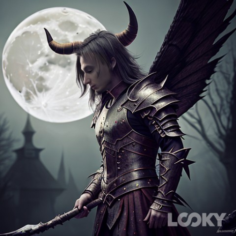 satana_immortal_666 в LOOKY. #Хэллоуин_демон,#Киберпанк_Бой,#LOOKY_нейронка. #Хэллоуин_демон #Киб...
