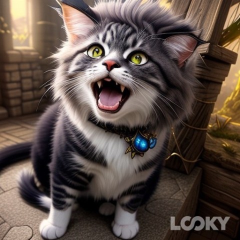 Aleikhan в LOOKY. #Фэнтези,#LOOKY_нейронка,#fantasy,#neiro,#art,#cats. #Фэнтези #LOOKY_нейр...