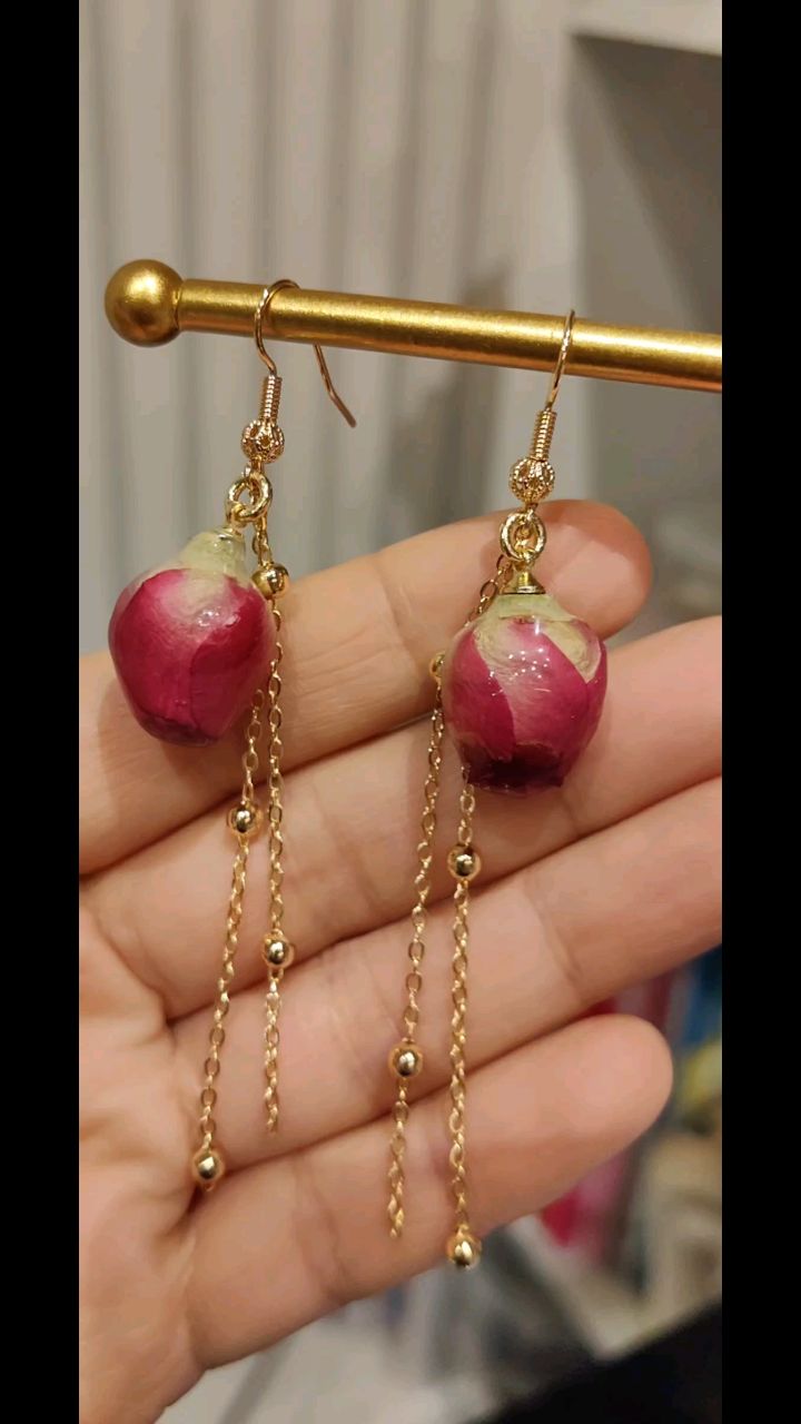 j_gennadevna в LOOKY. . Серьги ,,Розовые роз...