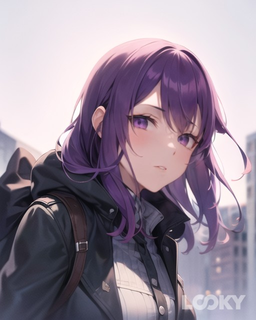 -Divina- в LOOKY — Фиолетова-ниме #Anime #LOOKY_нейронка