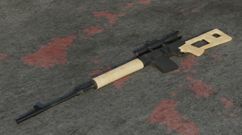 3D artist в LOOKY. #3D,#props. Снайперская винтовка...