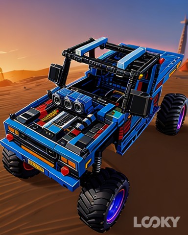 MetalShadow в LOOKY. #Видеоигра,#LOOKY_нейронка,#LegoTechnic,#4x4. #Видеоигра #LOOKY_не...