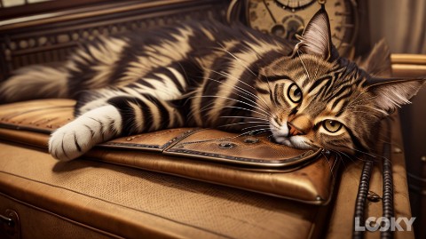 Perseus в LOOKY. #Стимпанк,#LOOKY_нейронка,#cat,#relax. #Стимпанк #LOOKY_ней...